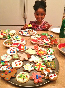Making cookies at Dorothy Day House of Hospitality