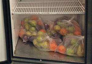 Cornucopia of fruit for food pantry clients at Circle of Concern